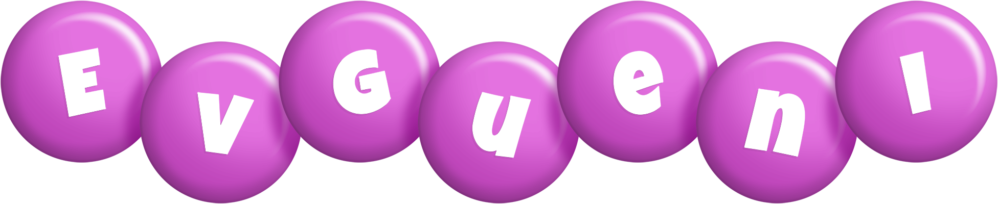 Evgueni candy-purple logo