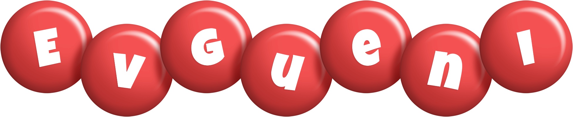 Evgueni candy-red logo
