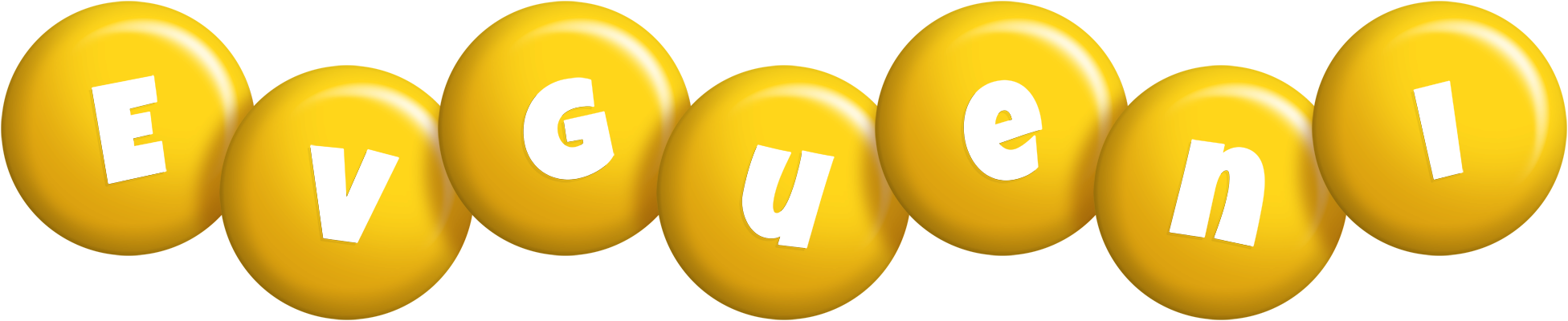 Evgueni candy-yellow logo