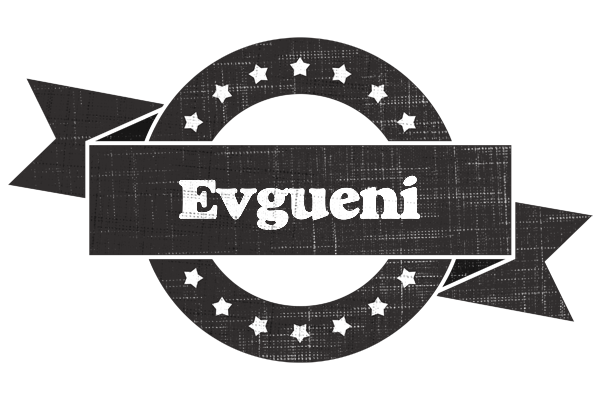 Evgueni grunge logo