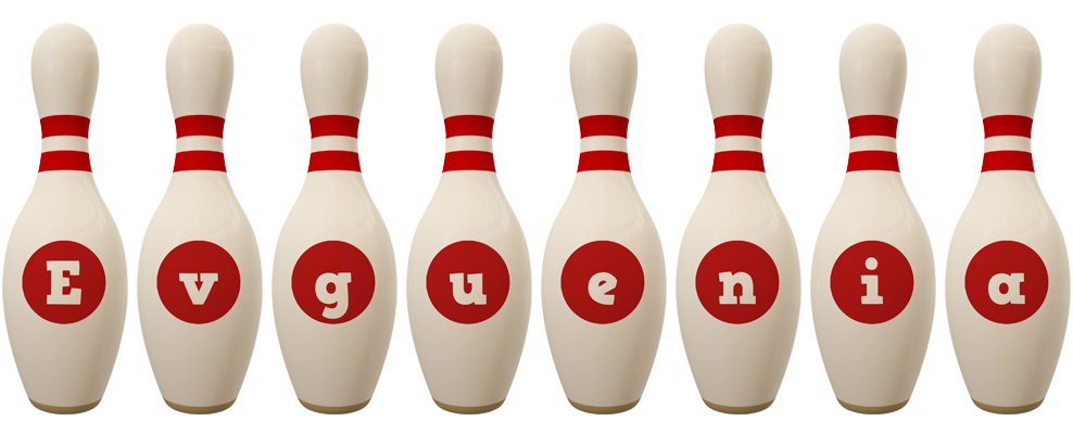 Evguenia bowling-pin logo
