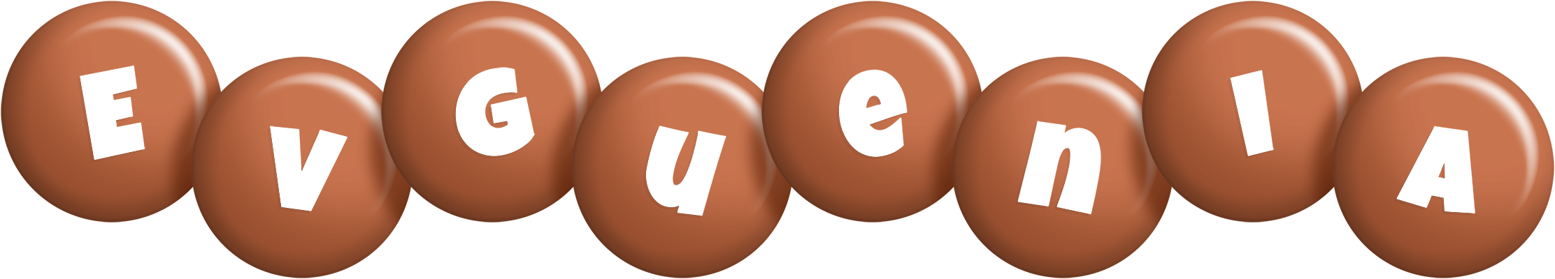 Evguenia candy-brown logo