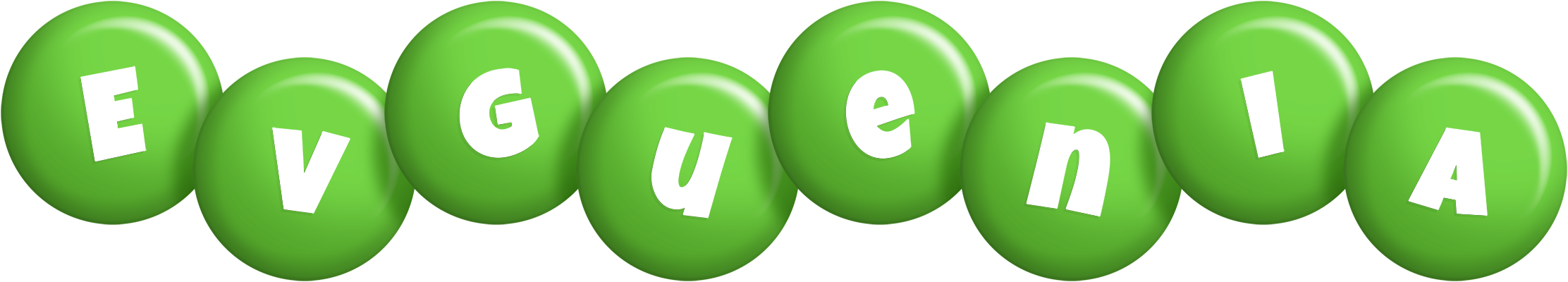 Evguenia candy-green logo