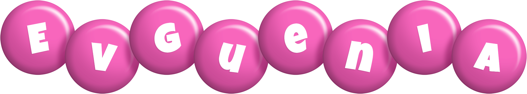 Evguenia candy-pink logo