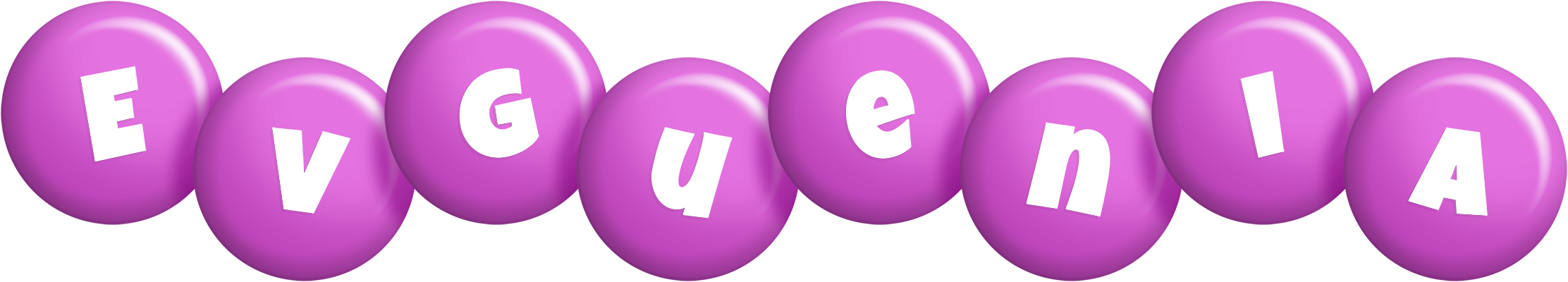 Evguenia candy-purple logo