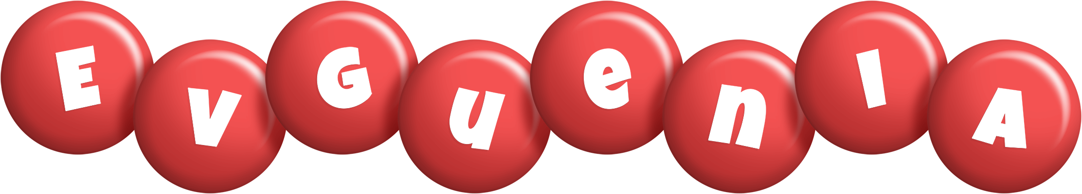 Evguenia candy-red logo