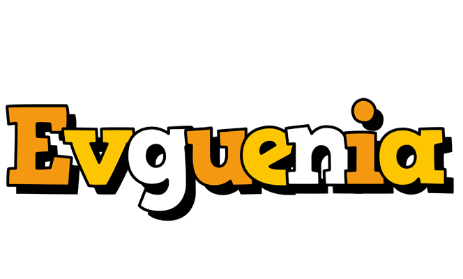 Evguenia cartoon logo