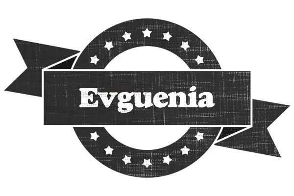 Evguenia grunge logo