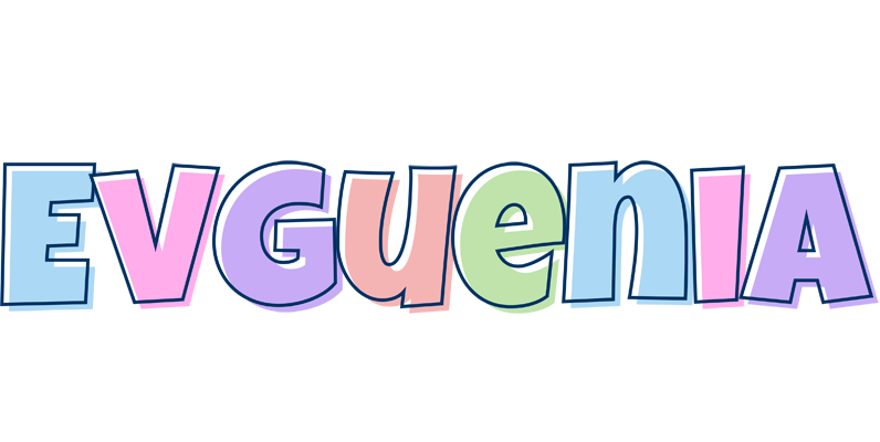 Evguenia pastel logo
