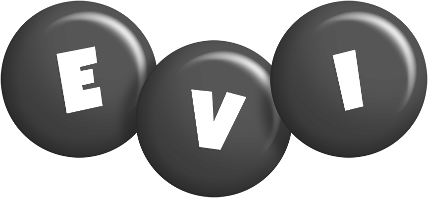 Evi candy-black logo