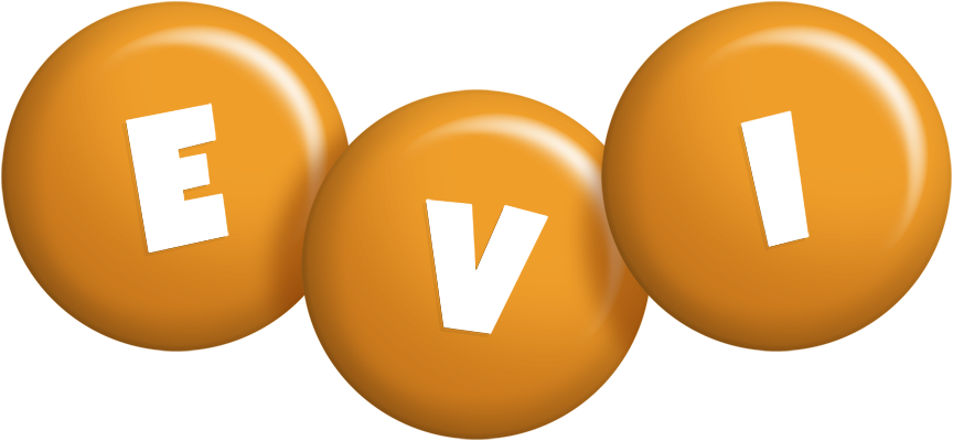 Evi candy-orange logo