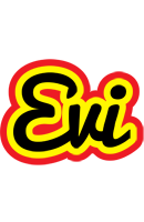 Evi flaming logo