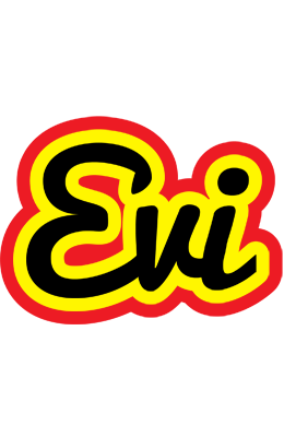 Evi flaming logo