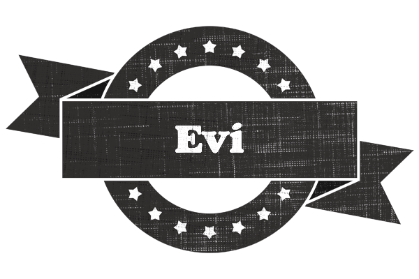 Evi grunge logo
