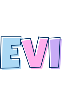 Evi pastel logo
