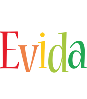 Evida birthday logo