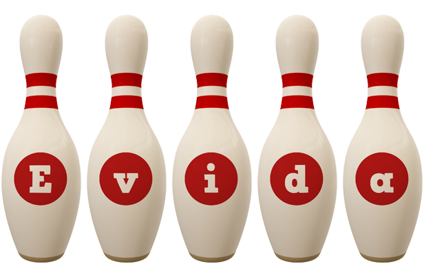 Evida bowling-pin logo