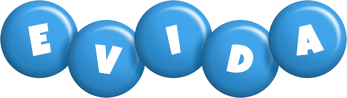 Evida candy-blue logo