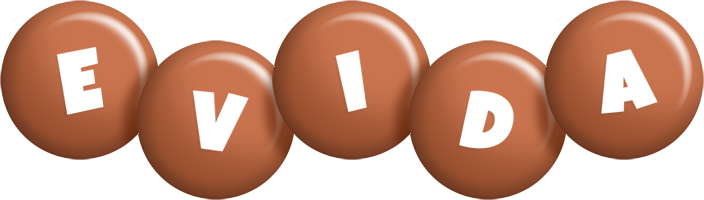 Evida candy-brown logo