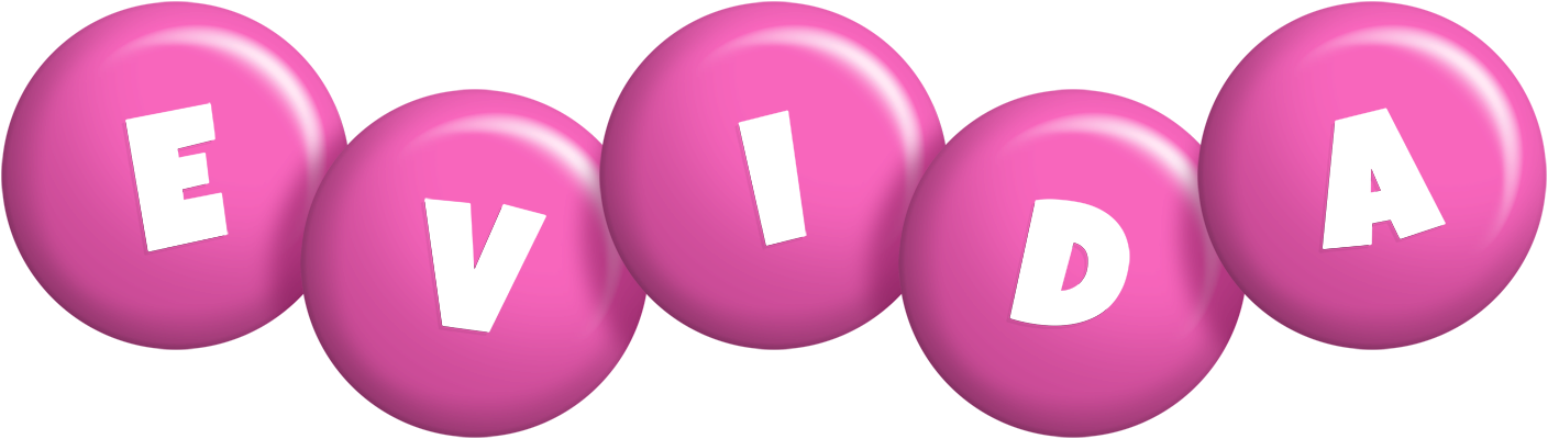 Evida candy-pink logo