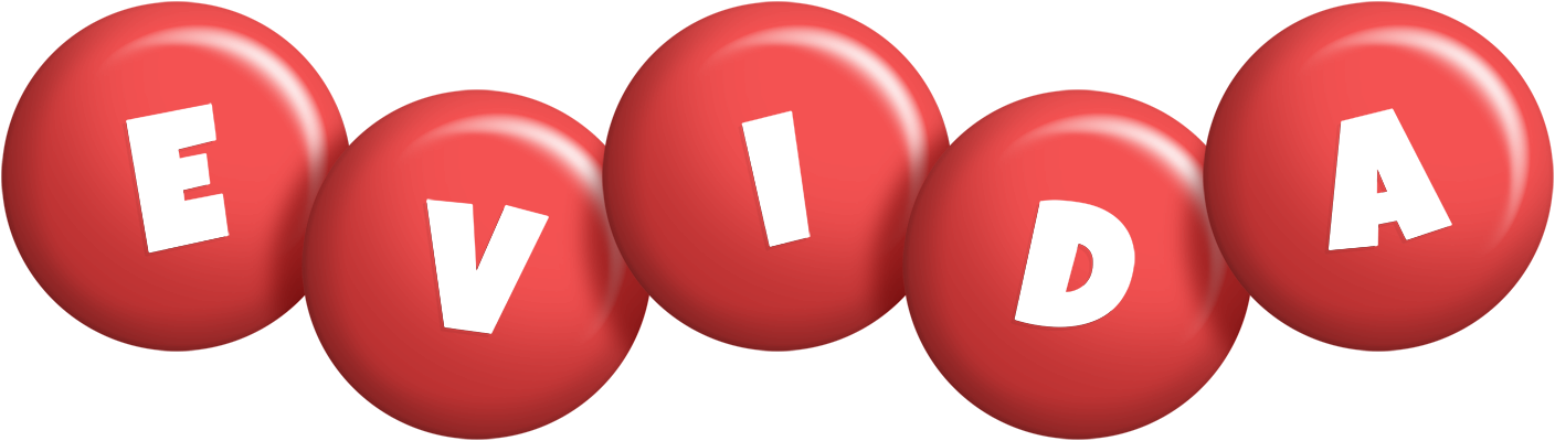 Evida candy-red logo
