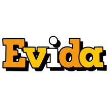 Evida cartoon logo