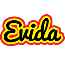 Evida flaming logo