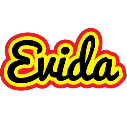 Evida flaming logo