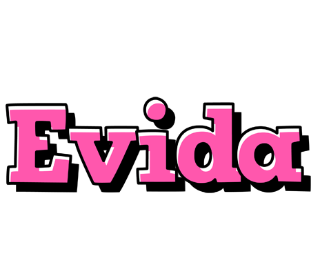 Evida girlish logo