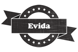 Evida grunge logo