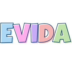 Evida pastel logo