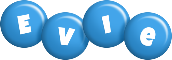 Evie candy-blue logo