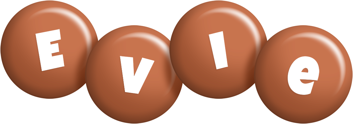 Evie candy-brown logo
