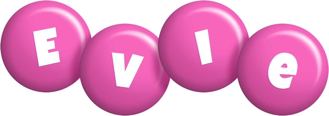 Evie candy-pink logo