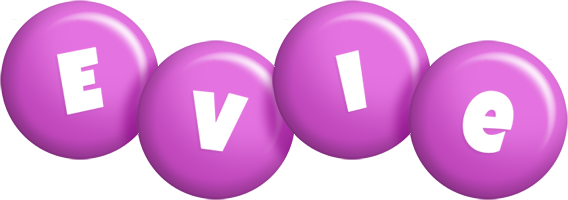 Evie candy-purple logo