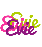 Evie flowers logo