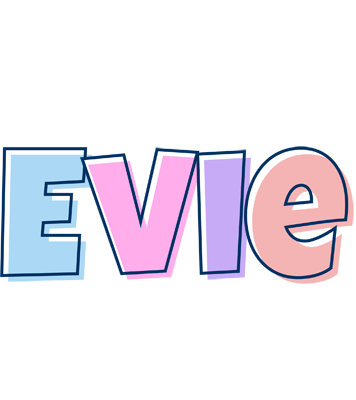 Evie pastel logo