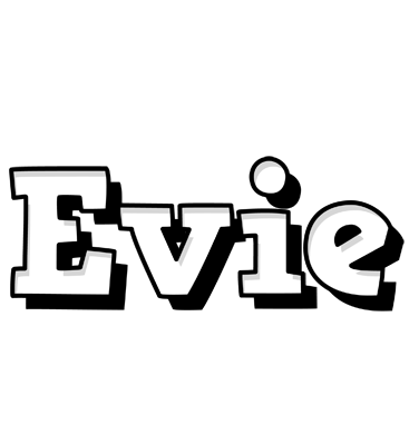 Evie snowing logo