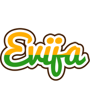 Evija banana logo