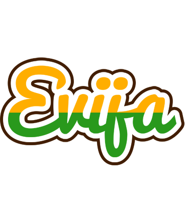 Evija banana logo