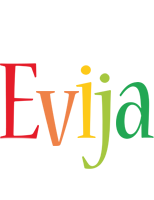 Evija birthday logo