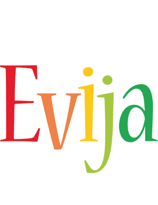 Evija birthday logo