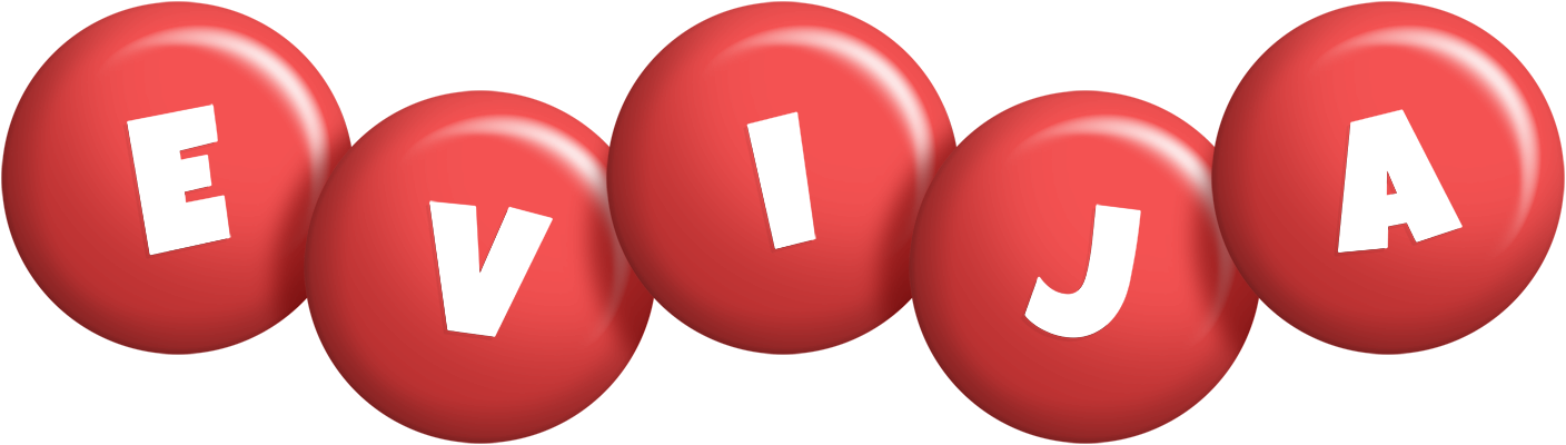 Evija candy-red logo