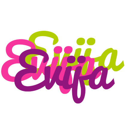 Evija flowers logo