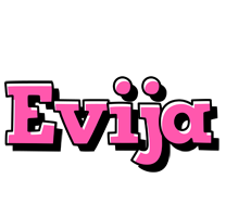 Evija girlish logo