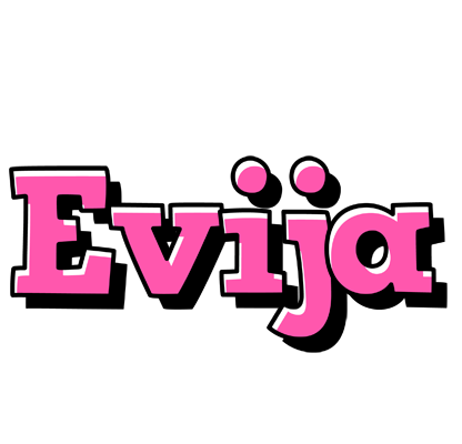 Evija girlish logo