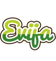 Evija golfing logo