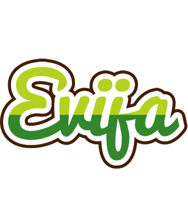Evija golfing logo