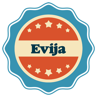 Evija labels logo