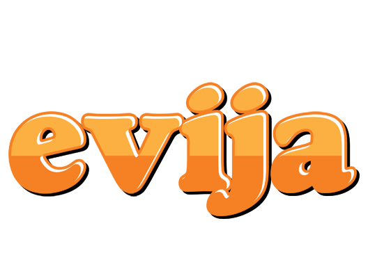 Evija orange logo